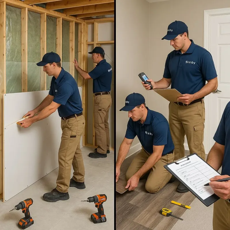 Repairs and Reconstruction process in Ethete, WY